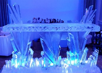 Ice Matters Free Standing 80 Inch Shard bar