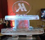 Two Tier Tray with Snowfilled M Logo Topper