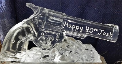 Single Track Gun Luge with Snowfilled Personalization