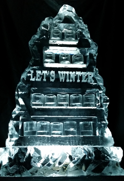 Personalized Ice Shot Glass Holder with Ice Shot Glasses