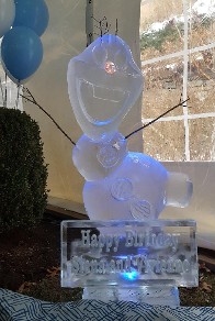 Olaf with Plaque