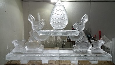 Ice Matters 80 Inch Raw Bar Bunny Theme