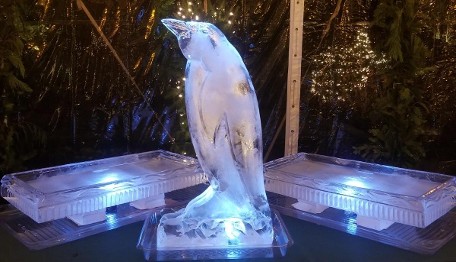 Ice Matters Penguin with two 40 inch trays