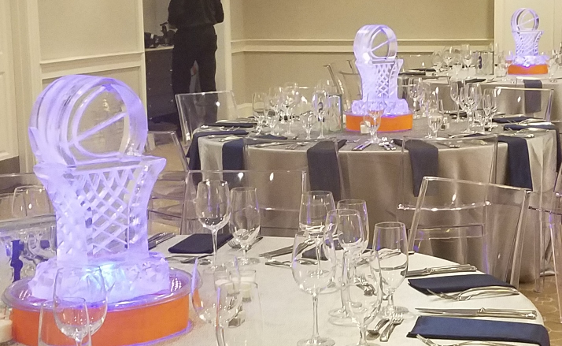 Basketball with Net Individual Table Centerpieces