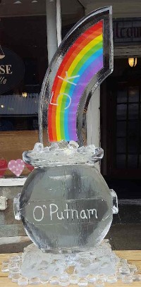 Colored Rainbow Lamination with Personalized Pot of Gold