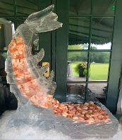 Carved Shrimp Shrimp Tower 