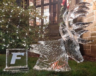 Ice Matters Charging Stag Mascot and Snowfilled Logo