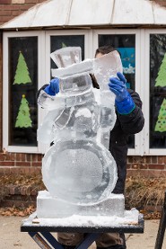 Ice Matters Single Block Snowman Demonstration