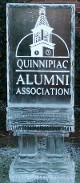 Snowfilled Quinnipiac Alumni Logo