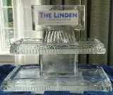 Two Tier Tray with Plaque - Linden Logo Laminated