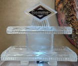 Two Tier Tray with Gemma Laminated Logo Plaque