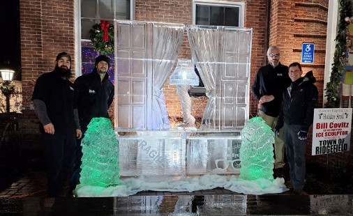 Bill Covitz and Ice Matters Crew - Ice Matters A Christmas Story Theme - Ridgefield 2023