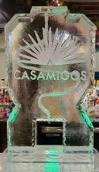 Single Pour Drink Luge with Casamigos Logo
