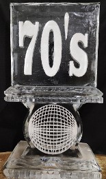 Ice Matters 70's with Disco Ball Base