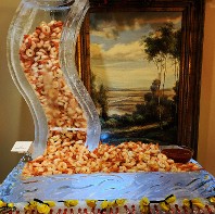 Curved Shrimp Tower on 40 inch tray