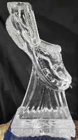 Carved Croc Single Pour Drink Luge