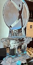 Ice Matters Circle Logo on Column Base