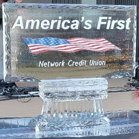 Ice Matters - laminated picture of flag logo