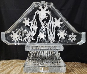 ice matters fire and ice double track shot luge on base