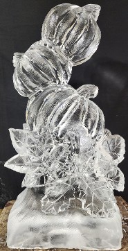 12.)  Ice Matters Stacked Pumpkins