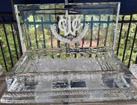 ice matters - open cigar box with snowfilled logo on box top