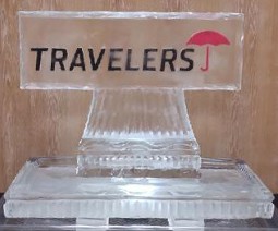 ice matters sand colored logo on back of 40 inch tray