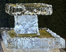 Pick up at our studio or add on to larger order - Ice Matters small rocky 2-tier tray