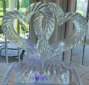 Ice Matters Linking Hearts - Detailed