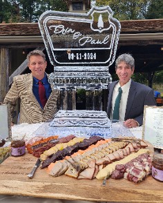 ice matters custom snowfilled logo - bill and gary