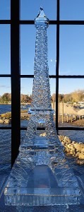 Ice Matters Carved Eiffel Tower