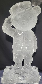 ice matters teddy bear soldier