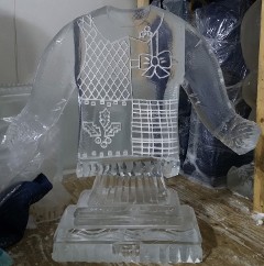 Ice Matters Ugly Sweater Double Track Shot Luge