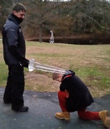 Ice Matters Sword - Josh being Knighted