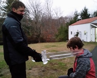 Ice Matters Sword - Liam being Knighted