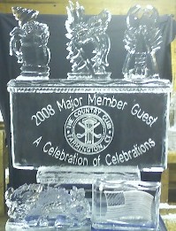 International Accents on and in front of logo