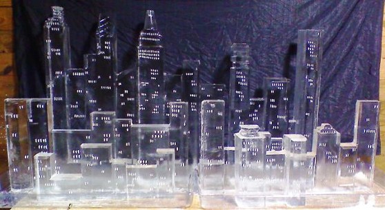 Carved NYC Skyline
