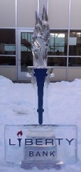 Liberty Bank Torch and Logo