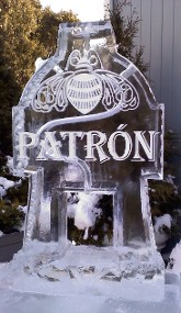 Single Pour Drink Luge with Patron Logo