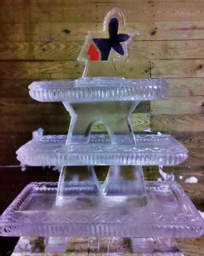 Three Tier Tray with Topper