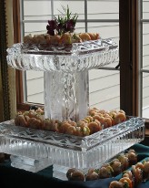 Small Two Tier Tray, 20 inch base