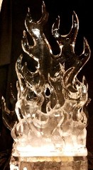 Ice Matters Ice Flame Display