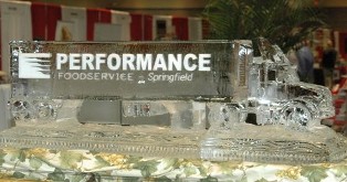 Snowfilled Performance Food Logo on Truck